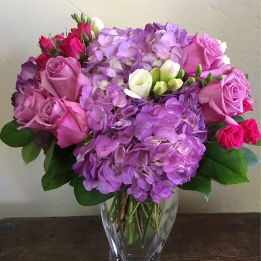 lavender flowers in a vase
